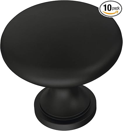 Franklin Brass P42354Z-FB-B Garrett Cabinet Knob, 10-Pack, Matte Black | Amazon (US)