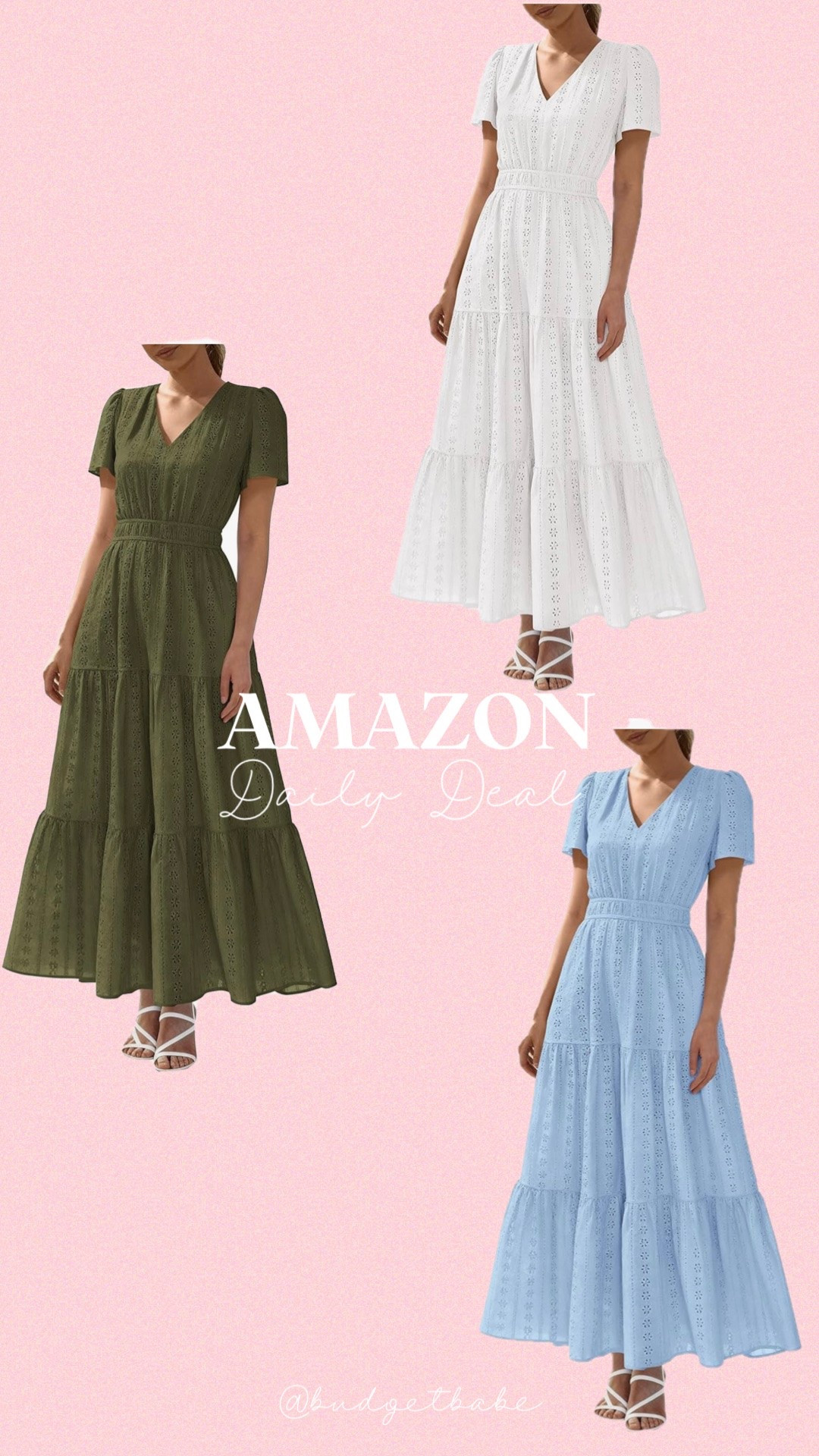 Use code 50ZKG39X for 50% off this eyelet cotton midi dress on Amazon! Easiest way to copy the code is to take a screenshot and then press and hold on the code to copy to your clipboard. #amazon sale deal coupon

#LTKSaleAlert