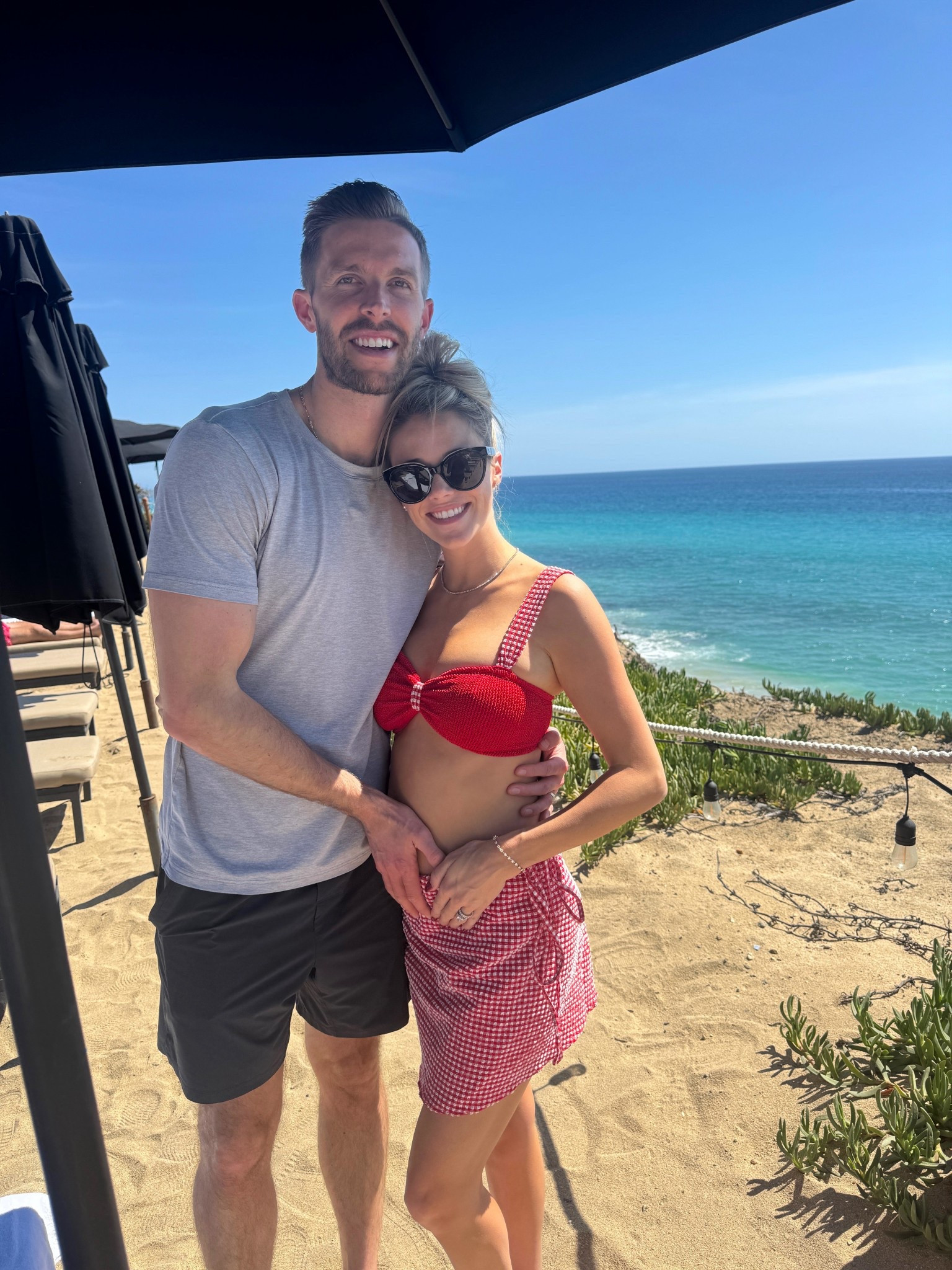 Red Bikini 
Red Gingham Sarong 
Swim for Beach Vacation 

#LTKStyleTip #LTKSwim #LTKTravel