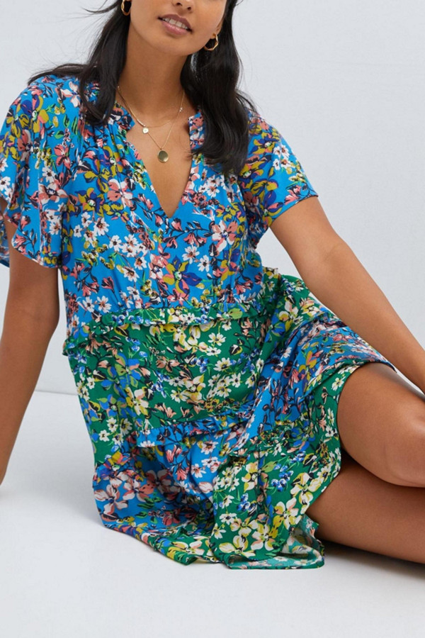 Robin Tiered Mini Dress | Nuuly