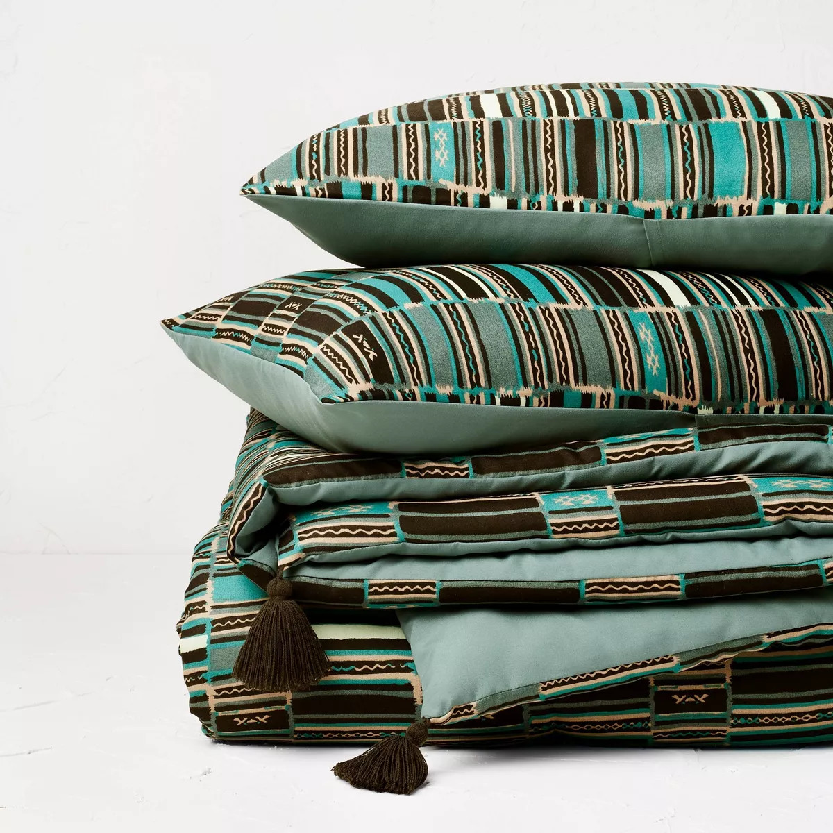 Jungalow Sun in the Water Comforter & Sham Set Teal - Opalhouse™ designed with Jungalow™ | Target