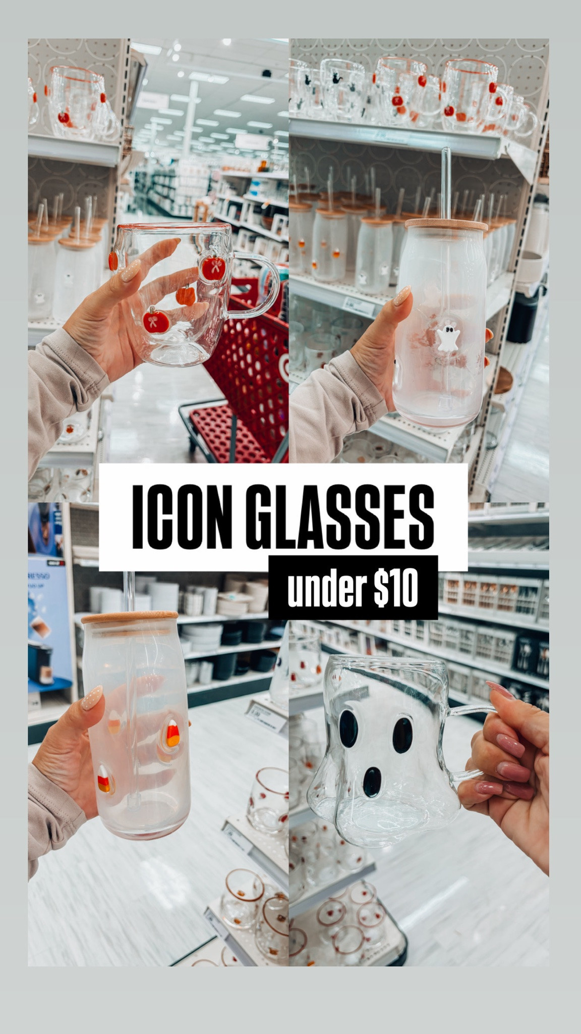 STOP these Halloween glasses are too cute 👻🎃 and under $10?! Such an easy little way to make your morning coffee (or iced coffee 😂) feel festive. The ghost mug is my favorite!

Tap to shop all the Halloween glassware 🧡

#LTKfoodie #LTKSeasonal #LTKHome