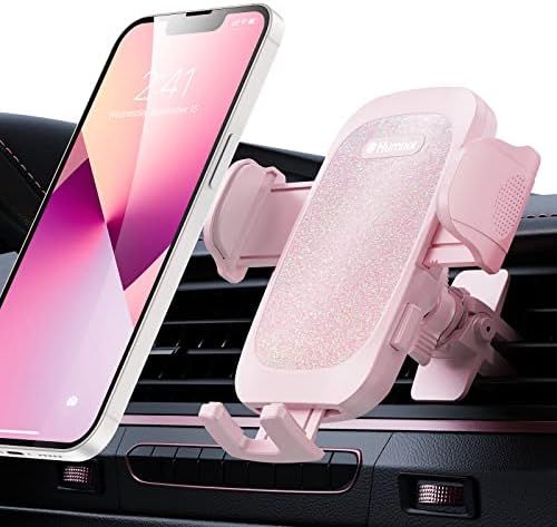 Humixx Bling Car Phone Holder [Military-Grade Stability] Car Vent Phone Mount Hands-Free Cell Pho... | Amazon (US)