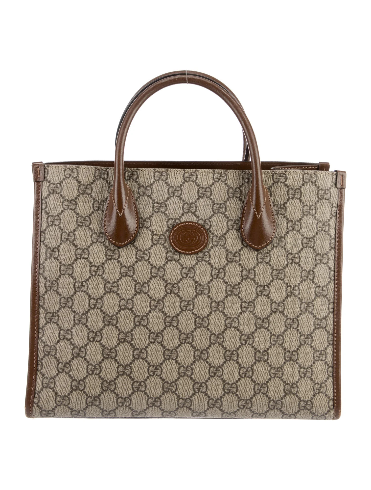 GG Supreme Small Interlocking G Tote | The RealReal