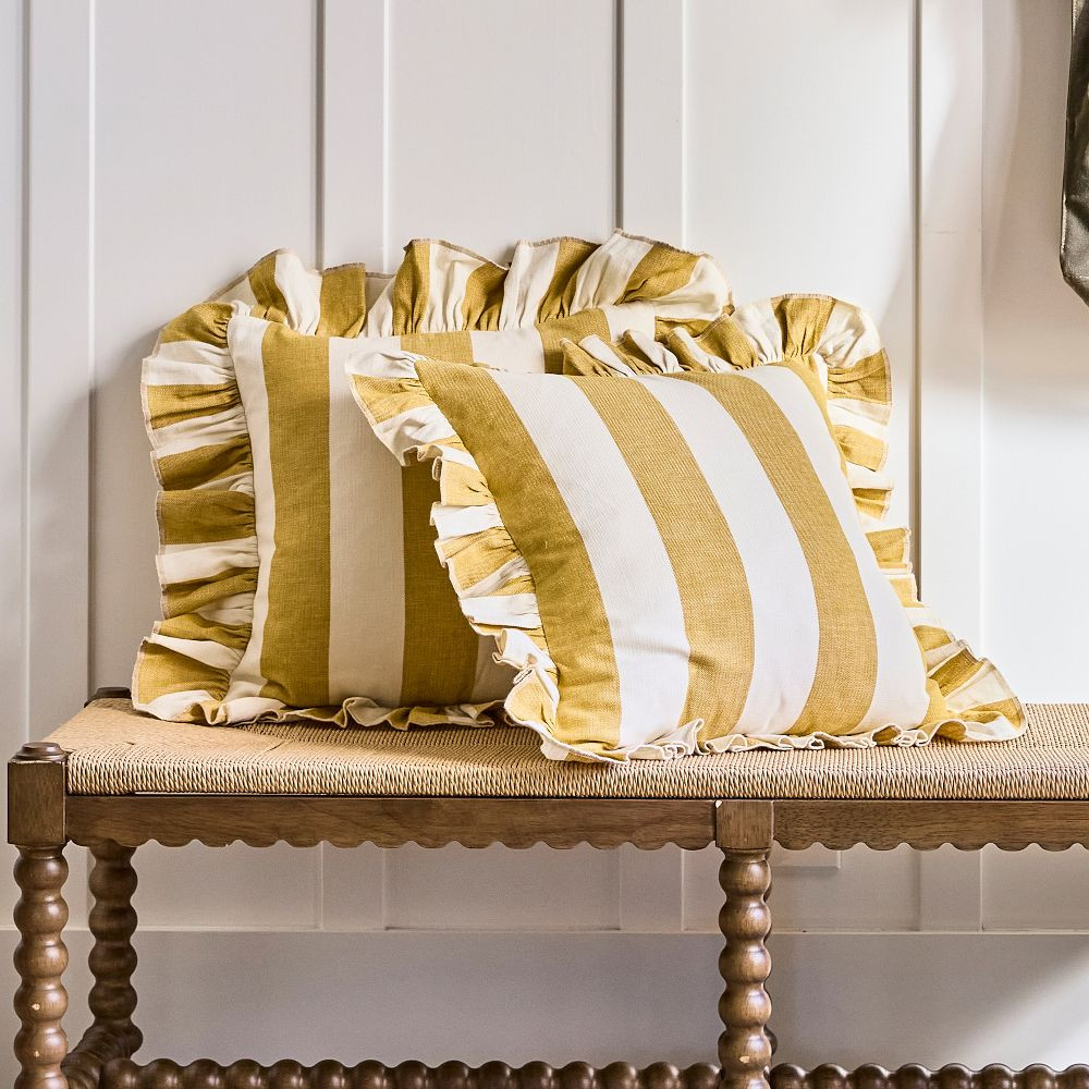 Cabana Stripe Pillow Cover | GreenRow