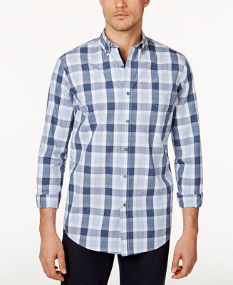 Men's Checked Shirt, Created for Macy's | Macys (US)