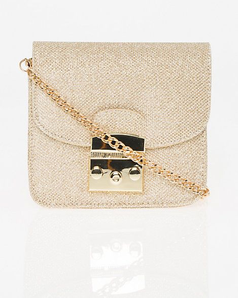 Le Château: Glitter Mesh Crossbody Bag | Le Chateau Stores Inc.