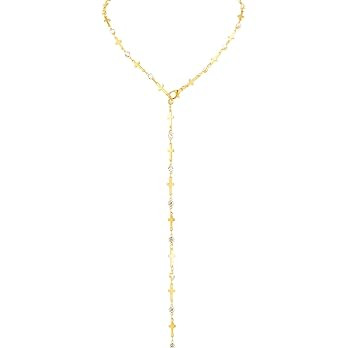 KURTCB Rhinestone Necklace for Women Boho Y Lariat | Amazon (US)