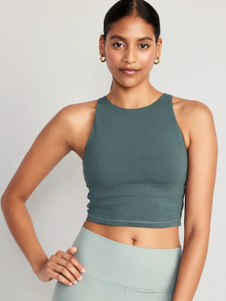 Light Support PowerChill Longline Sports Bra | Old Navy (US)
