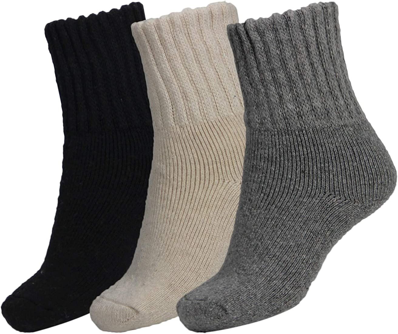 BomKinta Boot Socks for Women Winter Solid Thick Warm Socks Cozy Crew Socks Christmas Gift | Amazon (CA)