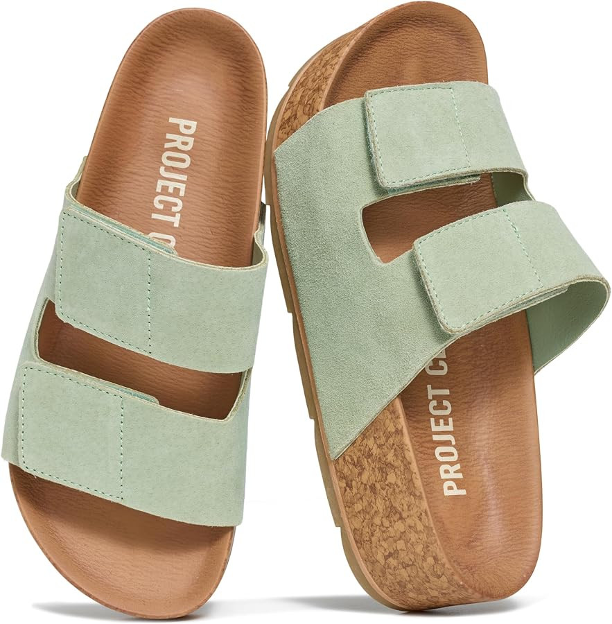 Project Cloud 100% Genuine Leather Platform Sandals Women Footwear-Beach Essentials Summer Wedges... | Amazon (US)