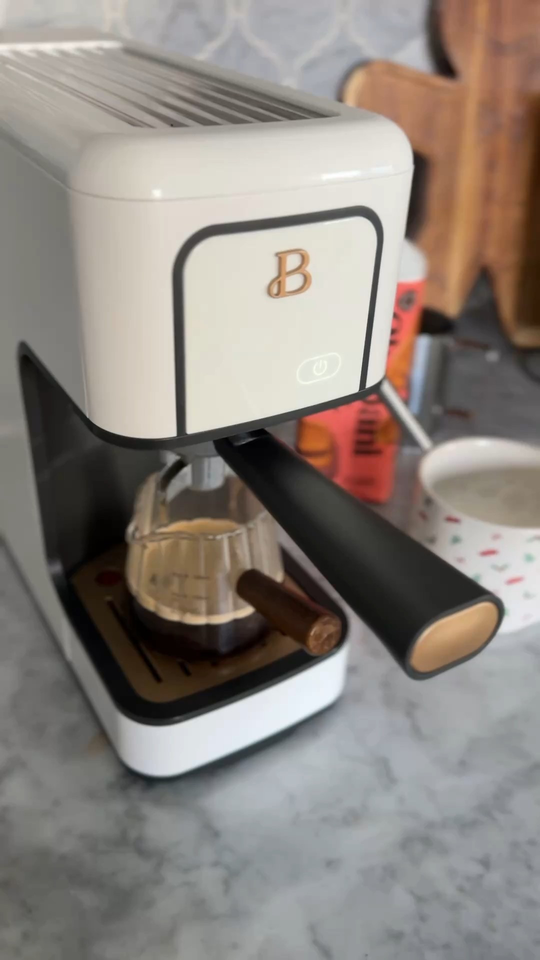 Love my espresso machine on chilly mornings like today!! 

Walmart, beautiful by Drew, beautiful espresso, machine, morning, coffee, latte, things I love, Walmart finds, Walmart must have, 

#LTKHome #LTKvlog #LTKmorningroutine