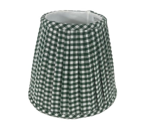 Maison Maison Portable Lamp Gingham Shades | Pottery Barn (US)