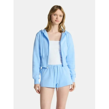 No Boundaries Fleece Zip Hoodie Women s | Walmart (US)