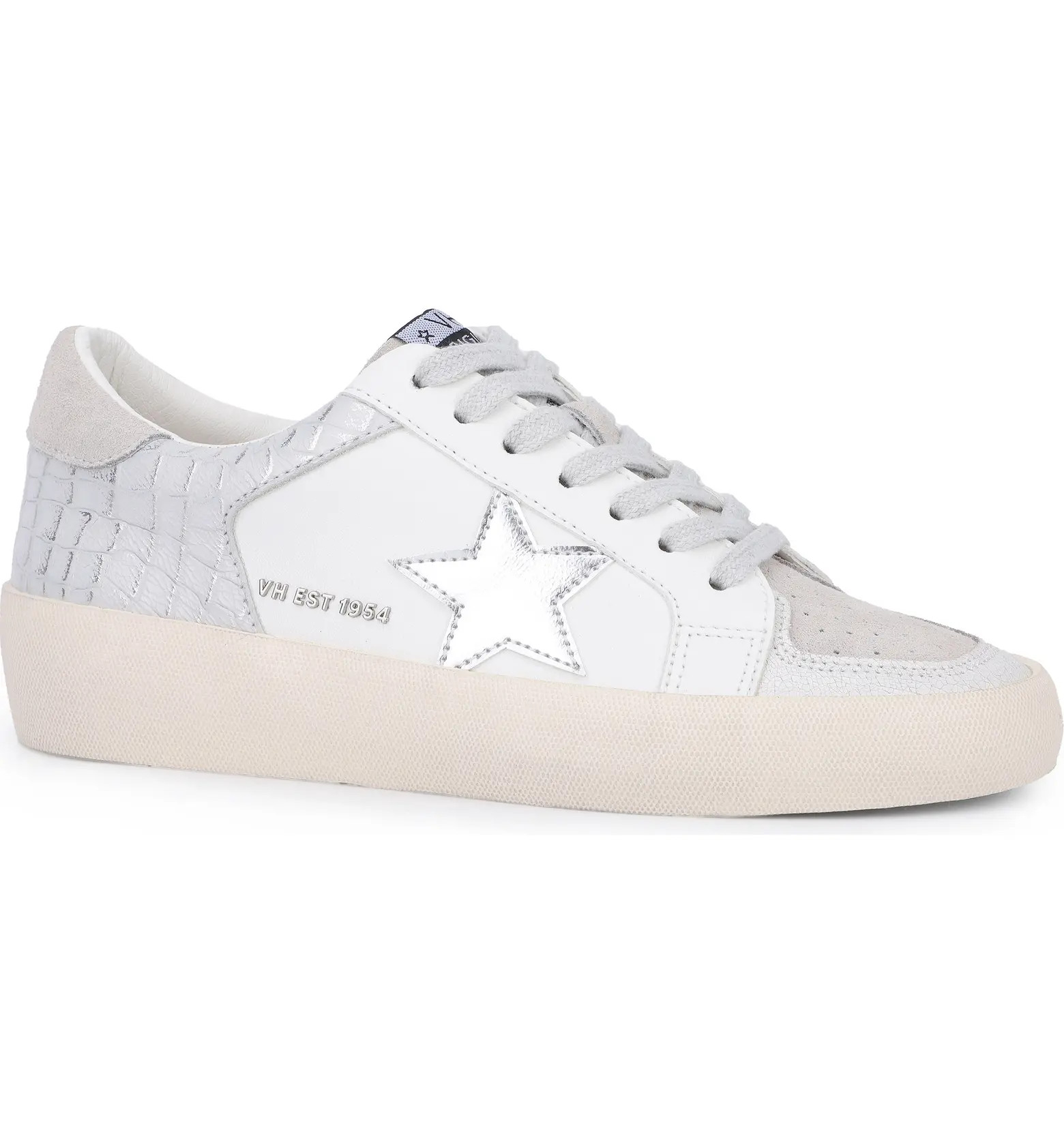Kenna Croc Embossed Leather Sneaker (Women) | Nordstrom Rack