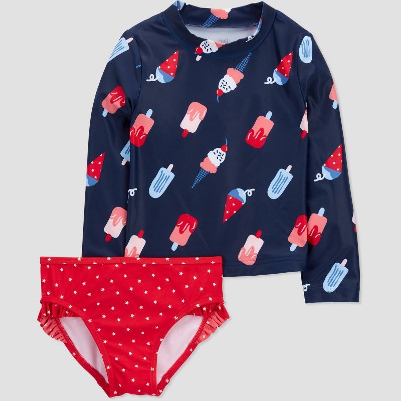 Toddler Girls' Long Sleeve Popsicles Print 2pc Rash Guard Set - Just One You® made by carter's R... | Target