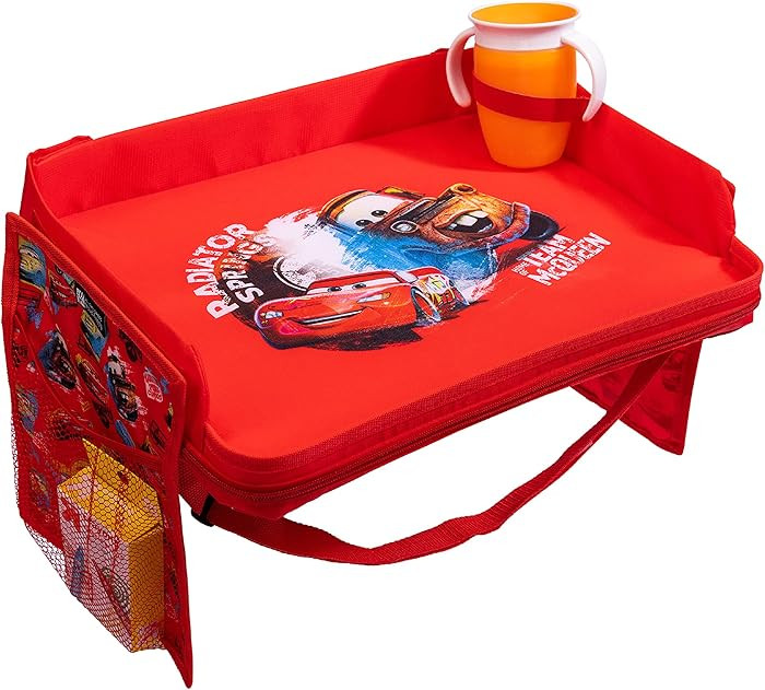 J.L. Childress Disney Baby 3-IN-1 Kids Travel Tray & Tablet Holder - Car Seat Lap Tray Desk for T... | Amazon (US)