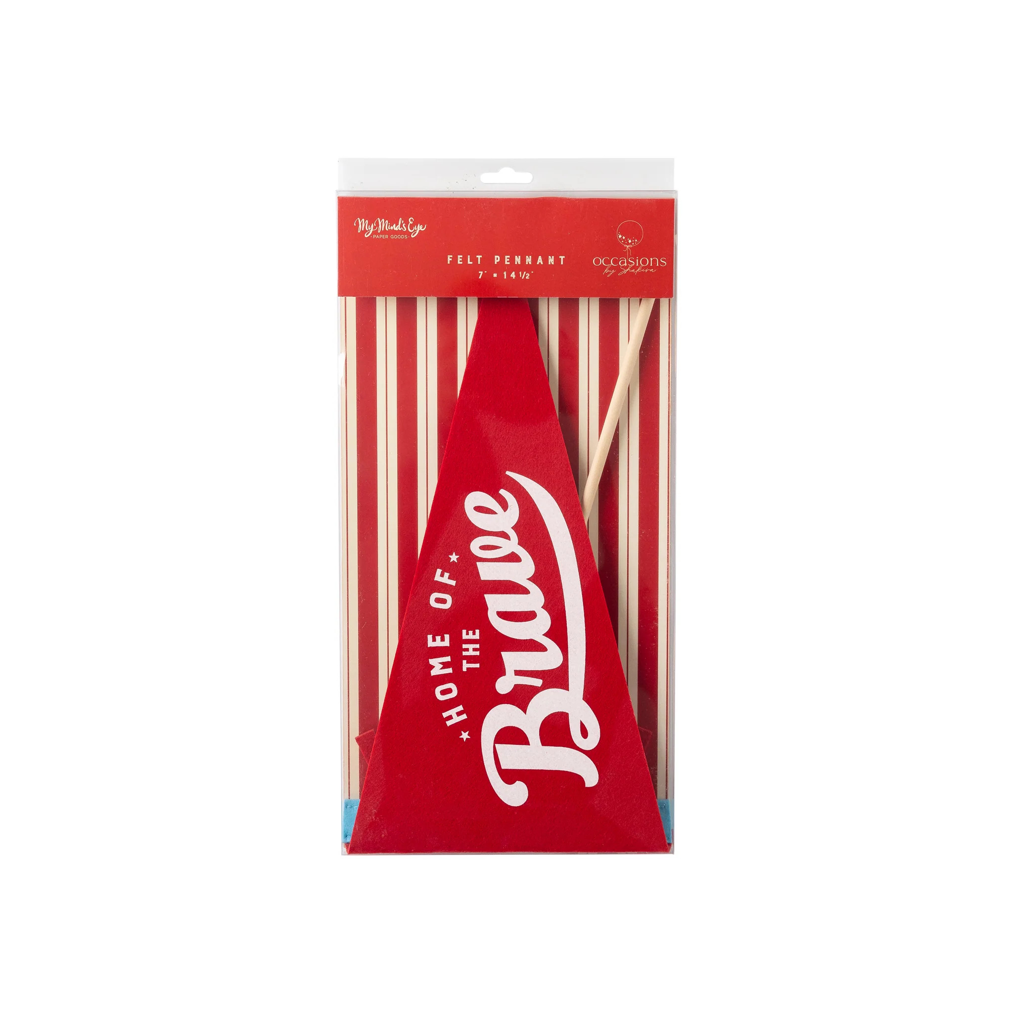 Occasions By Shakira - Home of the Brave Felt Pennant Banner | My Mind's Eye