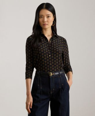 Women's Geo Print Shirt | Macy's