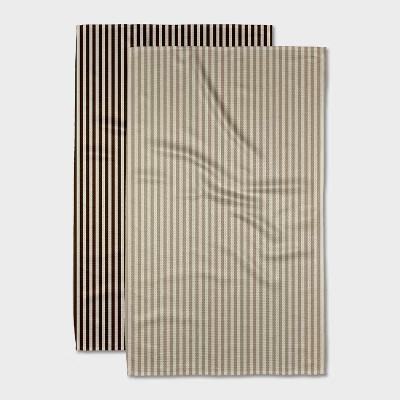 Geometry Tea Towel Set Spruce | Target