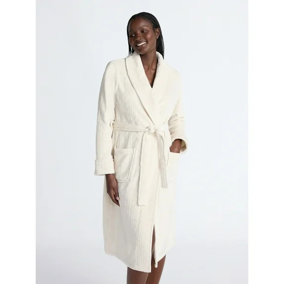 Joyspun Women's Plush Robe, Sizes S-3X | Walmart (US)