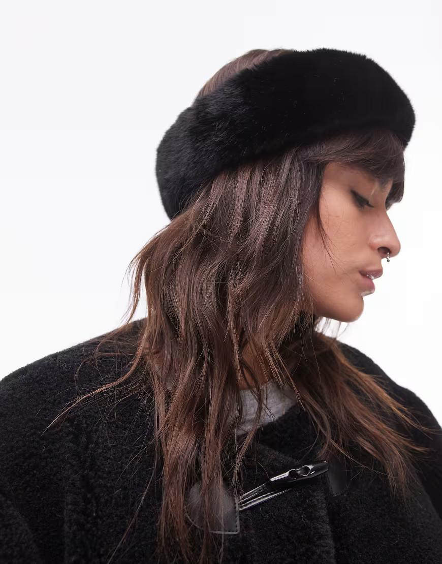 & Other Stories faux fur headband in black | ASOS (Global)