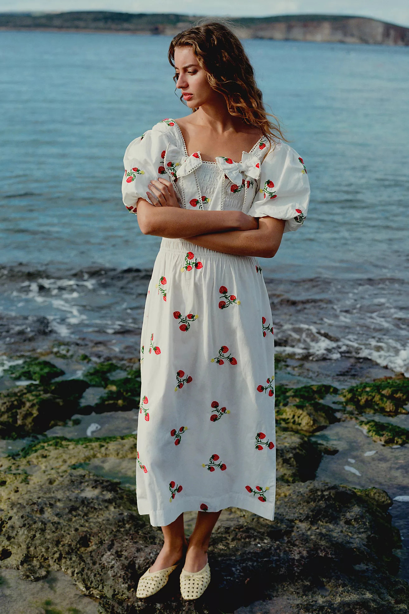 Damson Madder Lauren Midi Dress | Anthropologie (US)