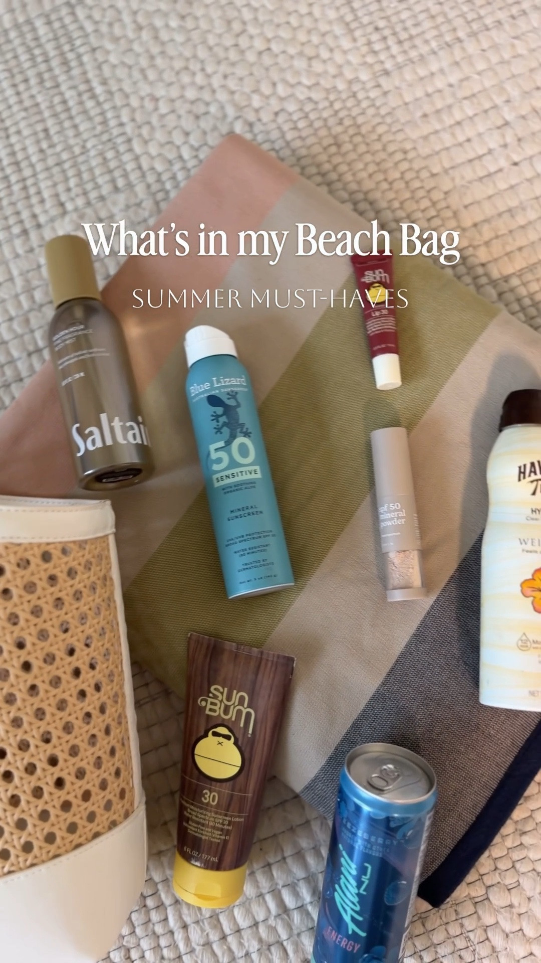 I’m partnering with @Target to show you everything I’m stocking my beach/pool bag with this summer! 

From sunscreen, to refreshing spray, to my beach towel, find everything linked here and get yours ready for the season! 

Beach and summer must have’s, sunscreen, beach bag, pool bag, straw beach bag, beach towel, XL beach towel, mineral spf, beach bum spf, hydrojug,