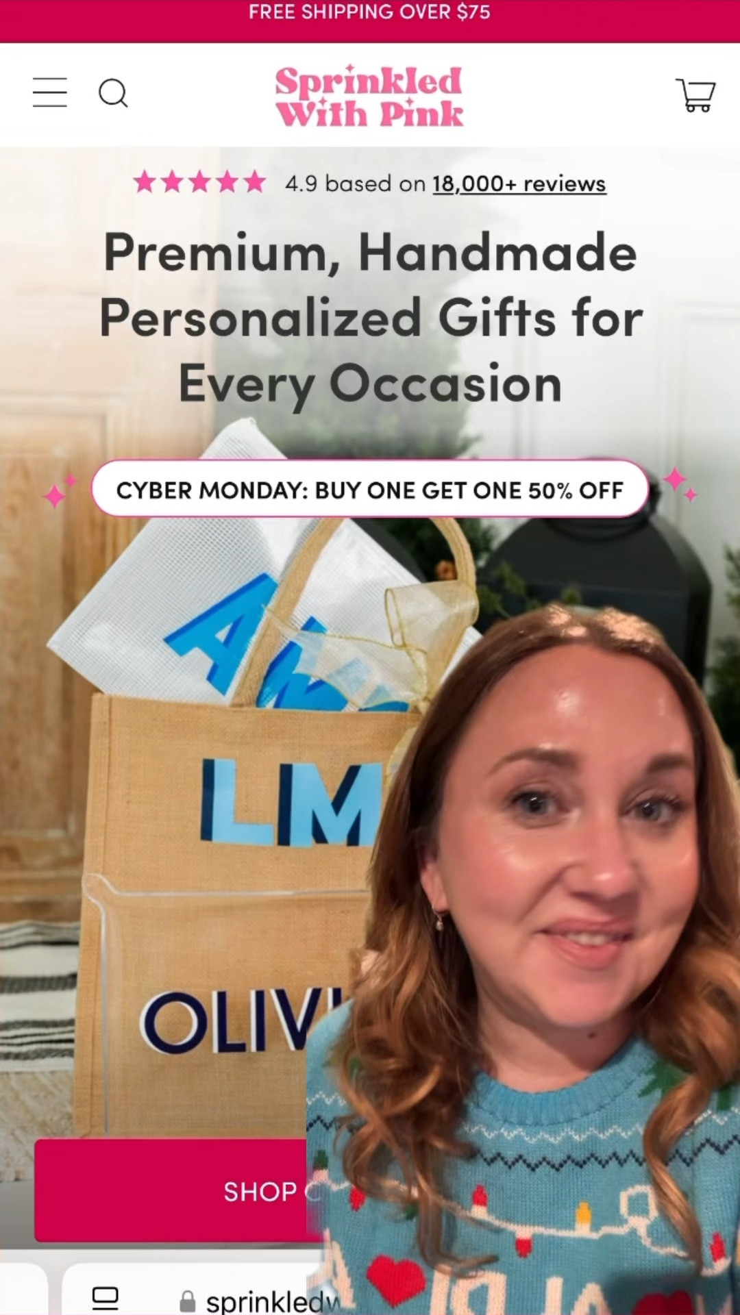 Pay attention! It’s still buy one get one 50% off with @sprinkledwithpinkSHOP ! 
These personalized gifts are some of my FAVORITE things to gift! 
The jewelry case is so good to travel with I wrapped one up for my Mom for our upcoming trip to Paris as well! We have matching! #livinglargeinlilly #sprinkledwithpink #ad #ltkcollab #livinglargeinlilly #cyberweek 

#LTKCyberWeek #LTKTravel #LTKGiftGuide