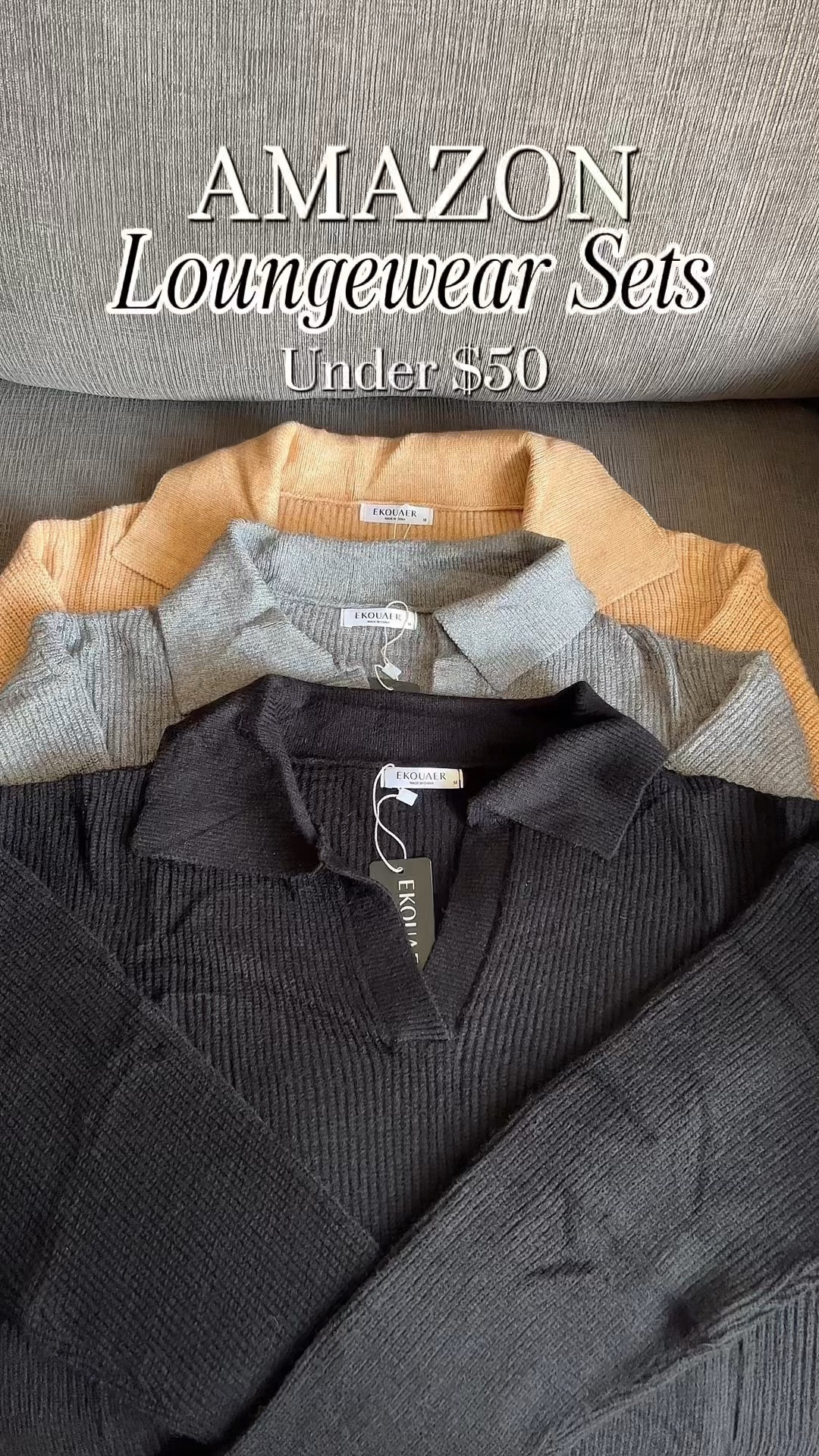 RUNNN these Amazon lounge sets are only $15 with code 9ZE6FMOF✨ These are incredibly soft, and the shorts are form fitting (aka your 🍑 looks amazing!) . I am 5’7 and wearing a size M in all colors ☁️ Click below to shop 🤍 Follow me for daily finds! 

Loungewear, Lounge sets, amazon, prime day, amazon prime day, lounge outfits, amazon loungewear, amazon loungewear sets, amazon favorites, amazon must haves, amazon finds, Amazon clothes, amazon outfits, Amazon try on, Amazon fall outfits, amazon outfit, Amazon casual outfits, Amazon winter outfit, fall outfit, fall outfits, winter outfit, winter outfits, sweater, sweater sets, amazon sweaters, amazon sweater set, Amazon knit set, sweat shorts, knit shorts, amazon sets. Amazon fashion, Ekouaer, amazon Ekouaer, casual outfit, casual outfits, casual fall outfit, cozy fall outfit, lounge, cozy outfit, work outfit, work from home outfit, home outfit, running errands outfits, amazon clothes, amazon fashion finds, lounge wear, lounge outfit, loungewear aesthetic, sweater outfits, sweater outfits, sweatshirt, sweatshirt outfit, Amazon loungewear, cozy fall aesthetic, cozy outfit, cozy outfit idea, casual fall outfit ideas, casual chic outfit, casual college outfits, college outfits, school outfits, casual school outfits, led mirror, mirror, gray couch, couch, boots, fall, jeans   Sale 

#LTKfindsunder50 #LTKstyletip #LTKworkwear #LTKxPrime #LTKCon #LTKover40 #LTKU #LTKGiftGuide #LTKHoliday #LTKHolidaySale #LTKtravel #LTKVideo #LTKmidsize #LTKsalealert #LTKSeasonal