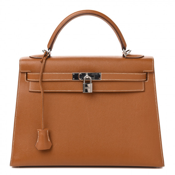 HERMES Epsom Kelly Sellier 32 Gold | FASHIONPHILE | Fashionphile
