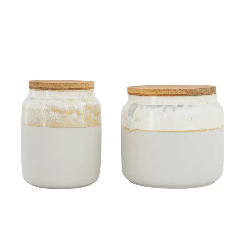 Reactive Glaze Ceramic Kitchen Canister | Wayfair North America