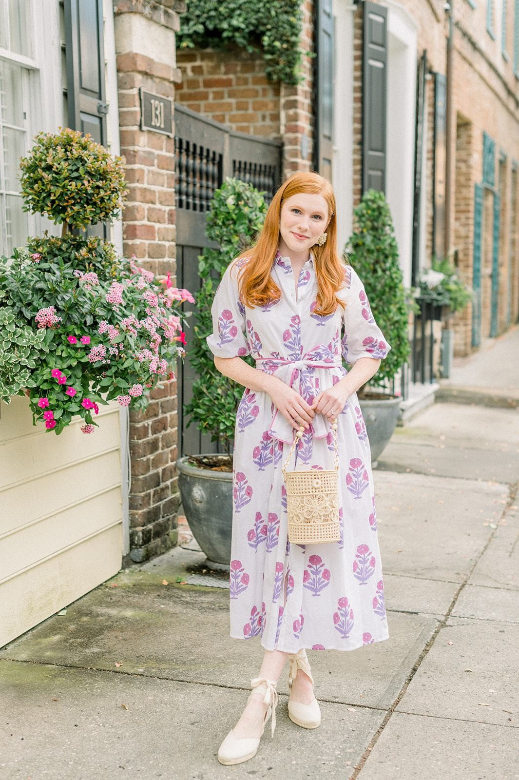 Ol' Southern Shirt Dress| Rose Blossom | Victoria Dunn 