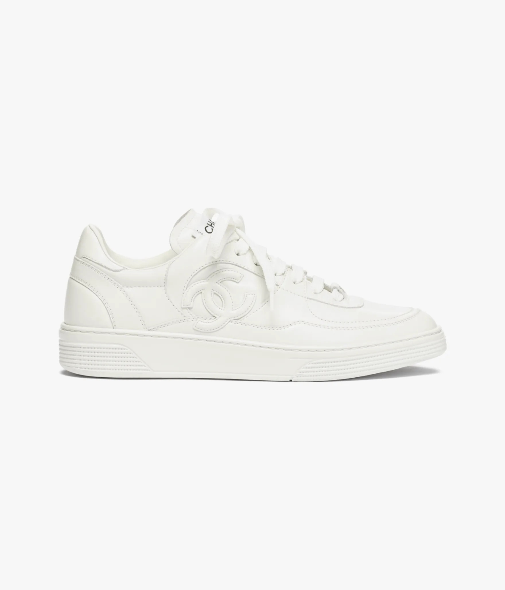 Sneakers - Calfskin, white — Fashion | CHANEL | Chanel, Inc. (US)