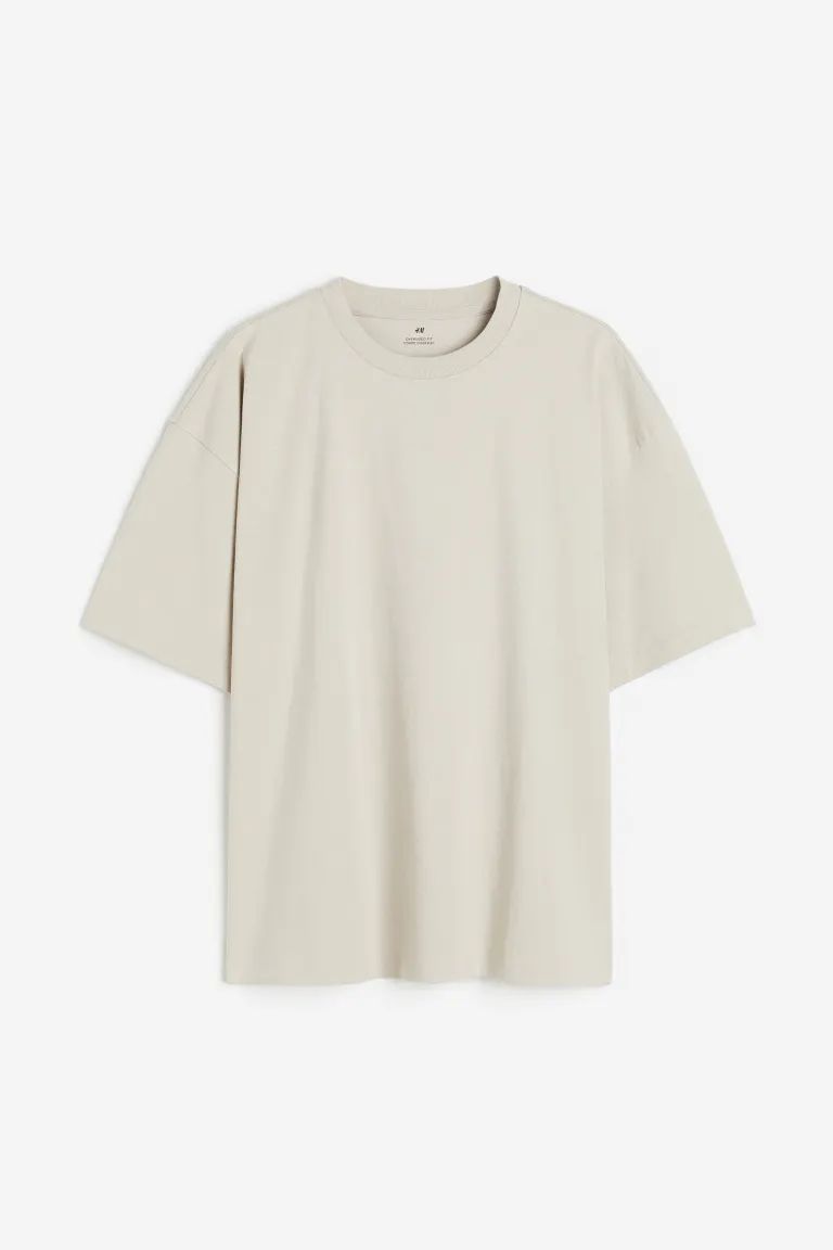 Oversized Fit Cotton T-shirt | H&M (US + CA)