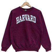 Vintage Harvard Universty Spellout Crewneck Sweatshirt Size Fits M | Etsy (US)