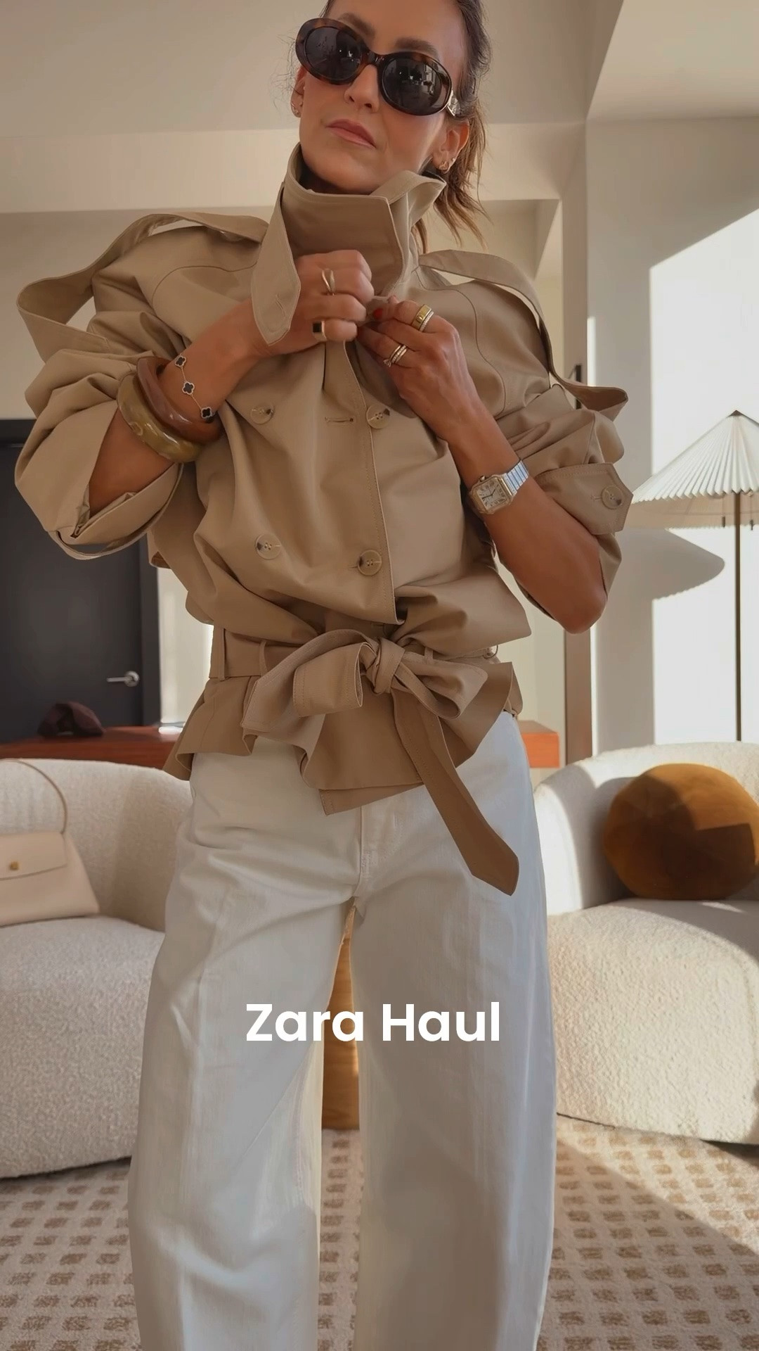 Several Zara restocks from this haul! The trench is sooo good, sizes small and xs on all pieces

#LTKootd #LTKgrwm #LTKSeasonal