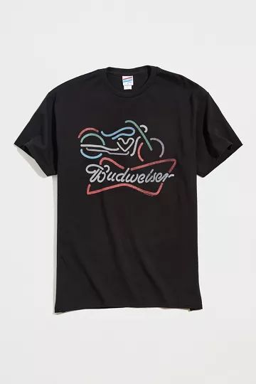 Junk Food Budweiser Neon Graphic Tee | Urban Outfitters (US and RoW)