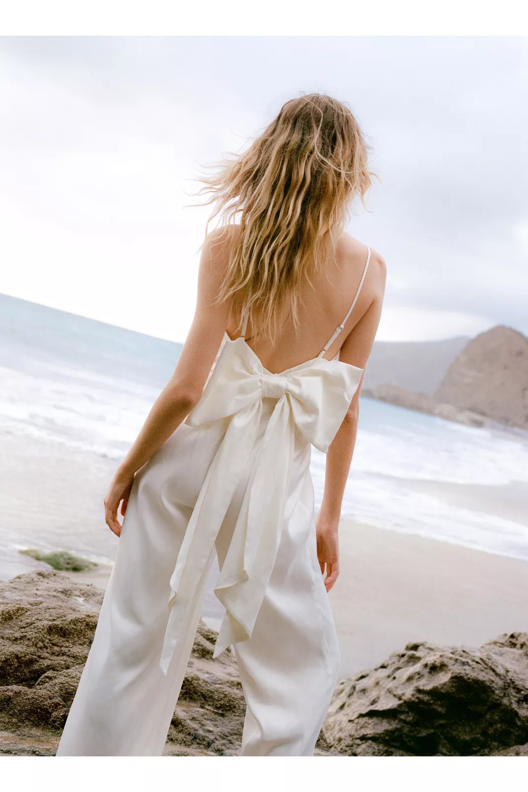 Satin Bow Back Wide Leg Jumpsuit | Nasty Gal (US)