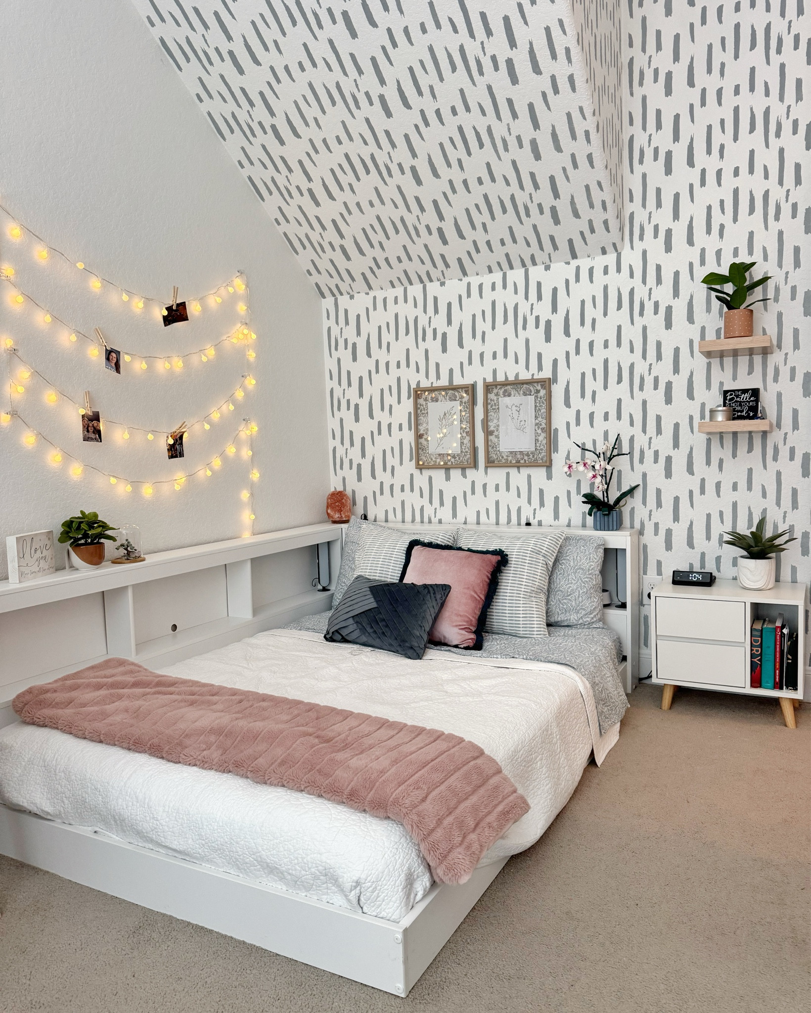 I’m so happy with the way this teen room turned out!  I love my clients! 🩵 how about that stenciled wall 🥰#teenbedroom #teengirlbedroom #girlbedroom

#LTKHome