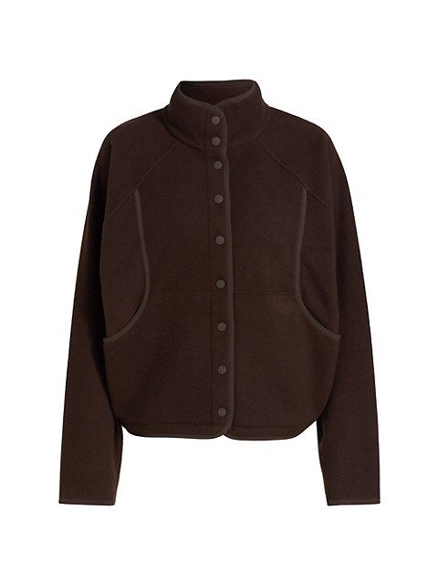 Fleece Snap-Front Jacket | Saks Fifth Avenue
