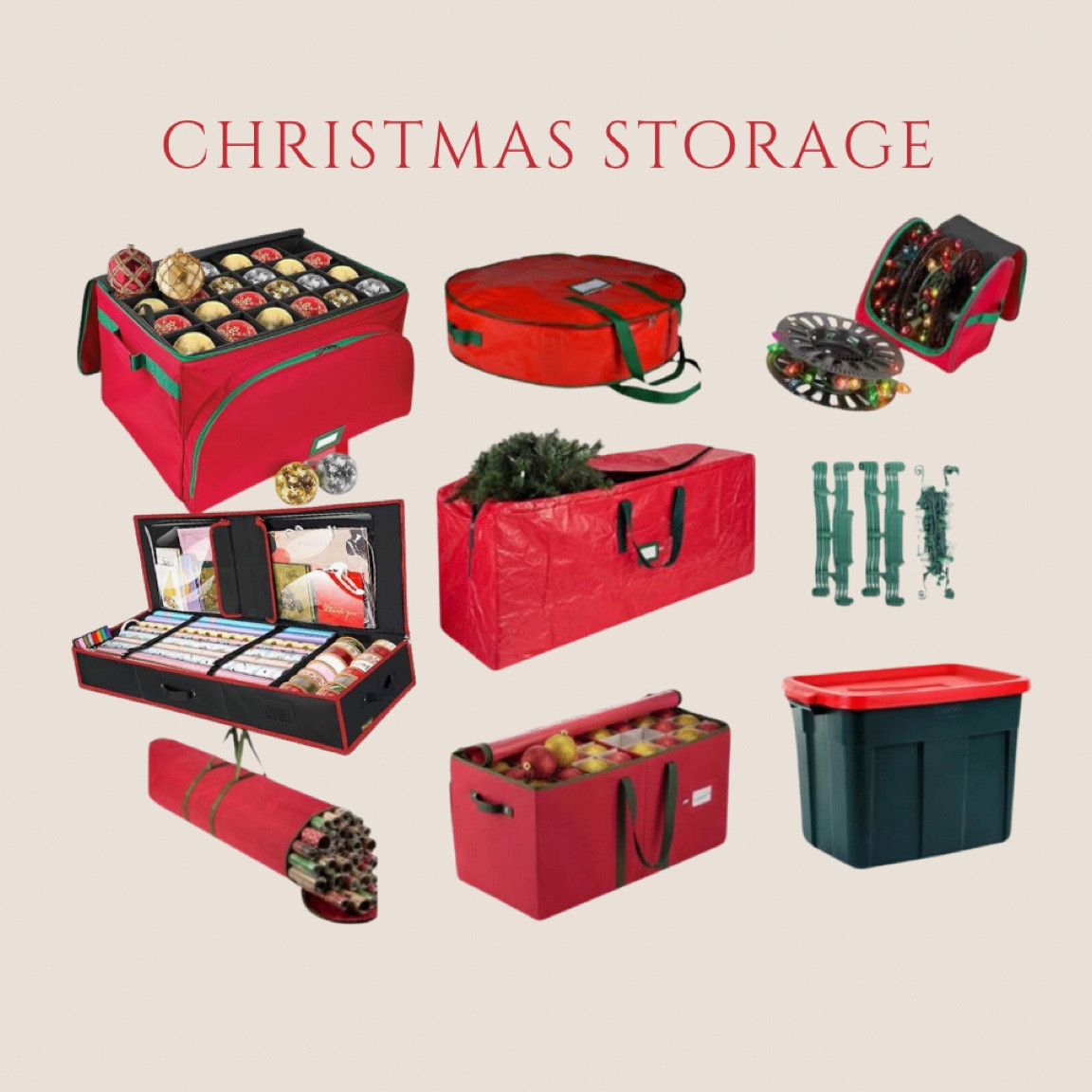 Christmas storage 
Organization
Amazon finds 


#LTKHoliday #LTKSeasonal
