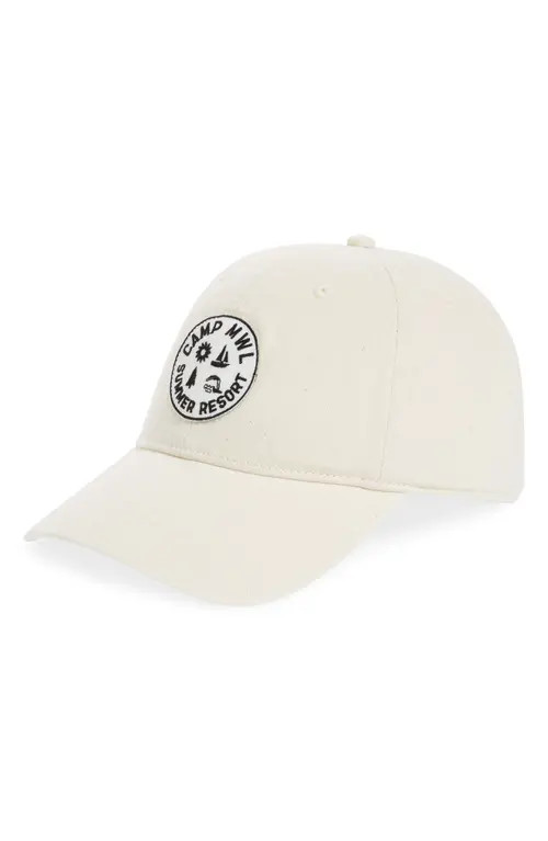 Madewell Broken-In Baseball Cap in Antique Cream at Nordstrom | Nordstrom