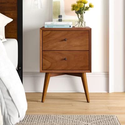 Parocela 2 - Drawer Nightstand Foundstoneâ¢ Color: Acorn | Wayfair North America