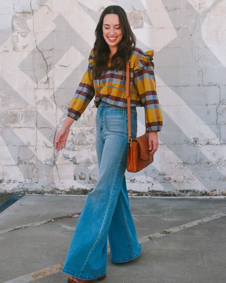 Fall Denim Trend: Flares

A Loves A flared jeans from Dillards. Lots of stretch & fit true to size. Paired with a fall plaid top from Sunshine Tienda and a vintage inspired bag from Patricia Nash. 

#LTKstyletip #LTKSeasonal