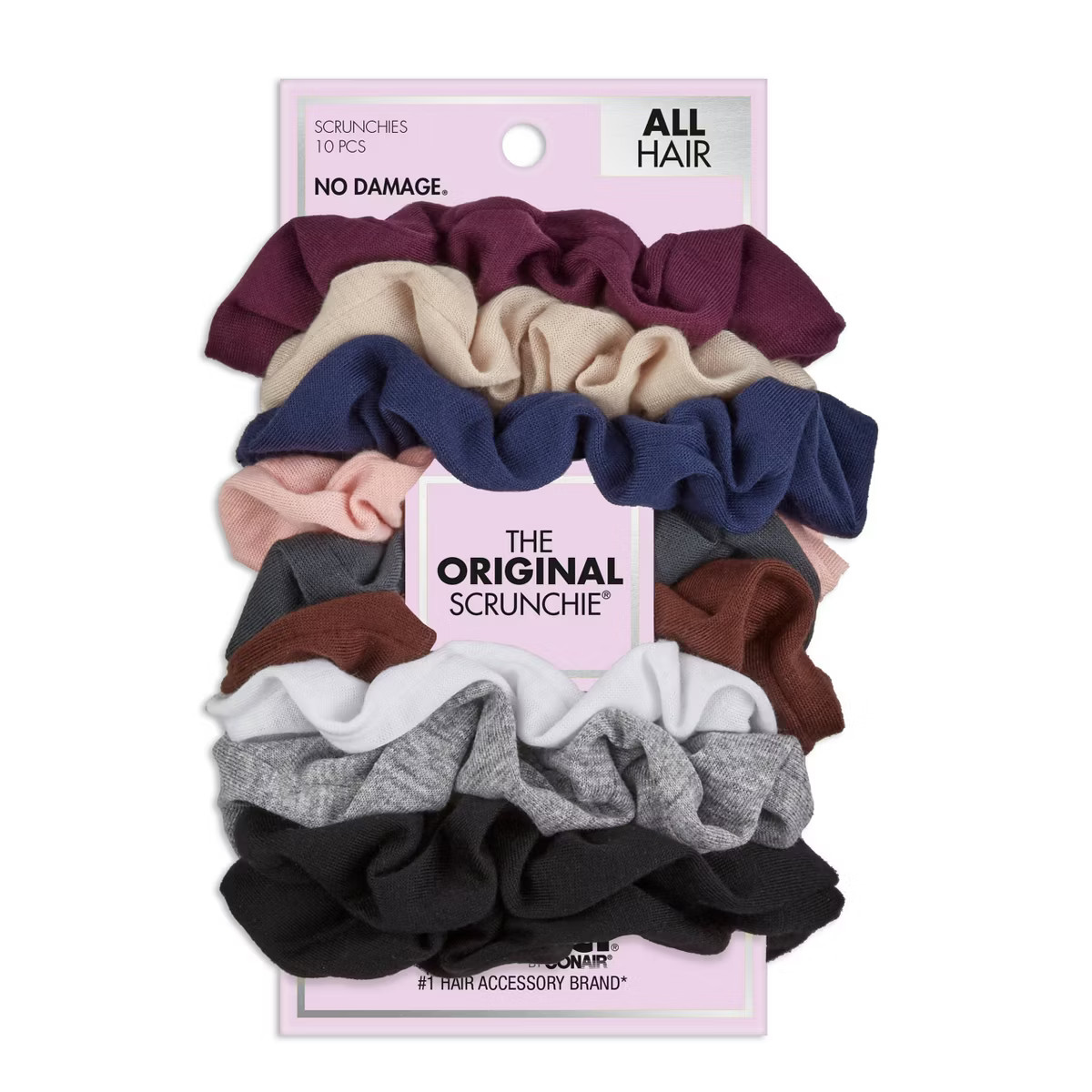 scünci No Damage Interlock Twister Scrunchies - Assorted Colors - All Hair - 10pk | Target