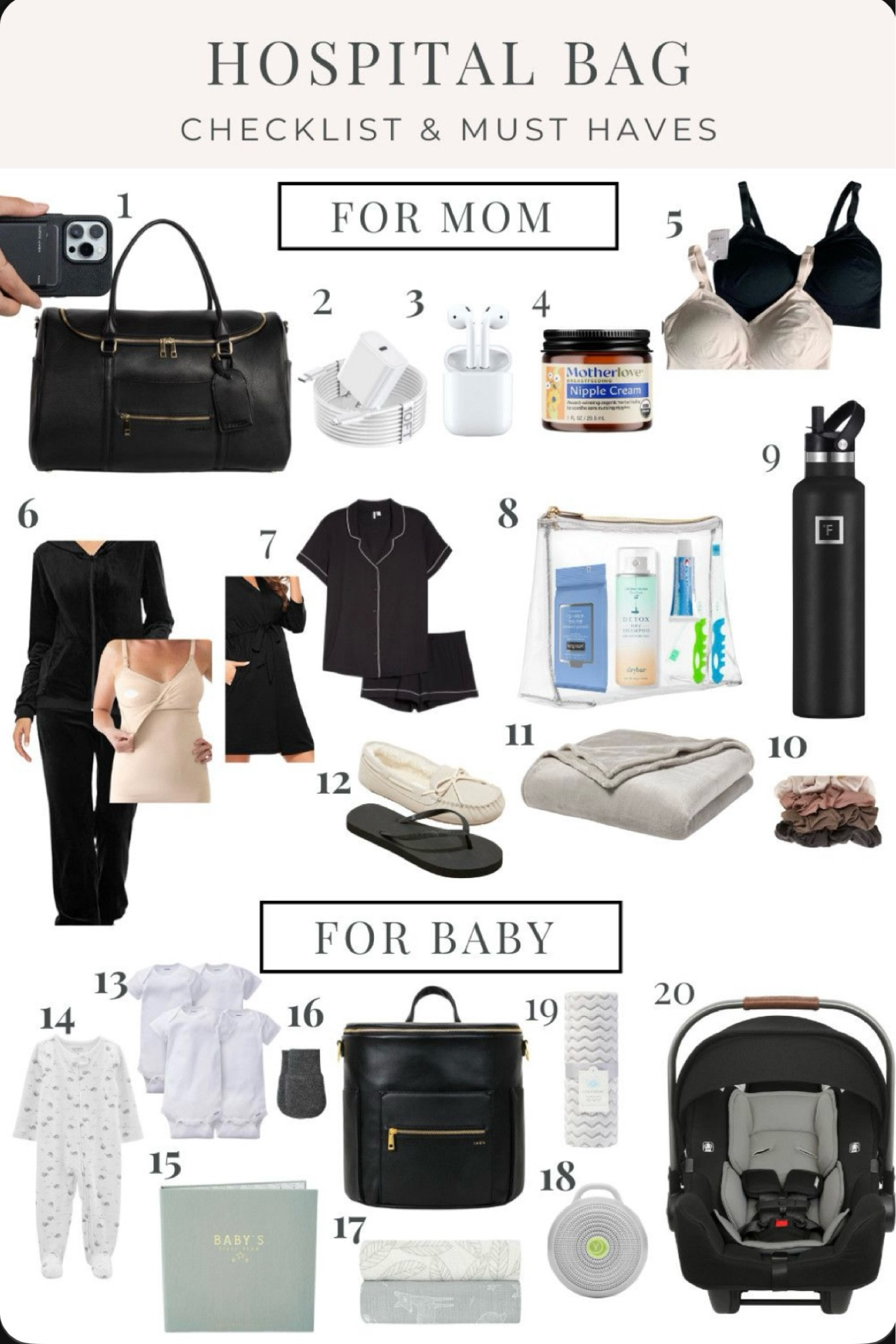 Hospital bag must haves 

#LTKKids #LTKFamily #LTKBaby
