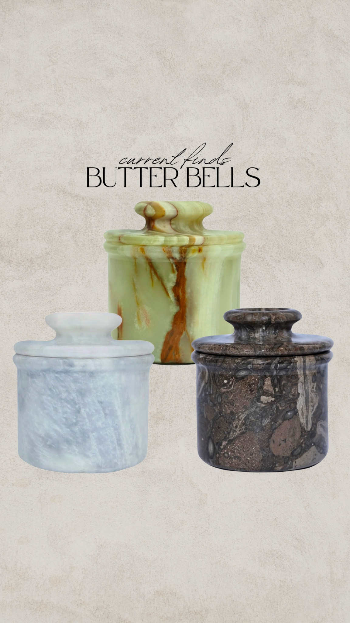 Butter bell, butter holder, marble canister, marble organizer, agate, Cararra, spreadable butter on Amazon #ltkamazon

#LTKGiftGuide #LTKHome #LTKSaleAlert