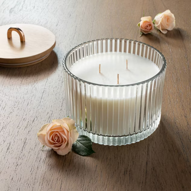 Masala Rose Glass Jar Candle - Threshold™ designed with Studio McGee | Target