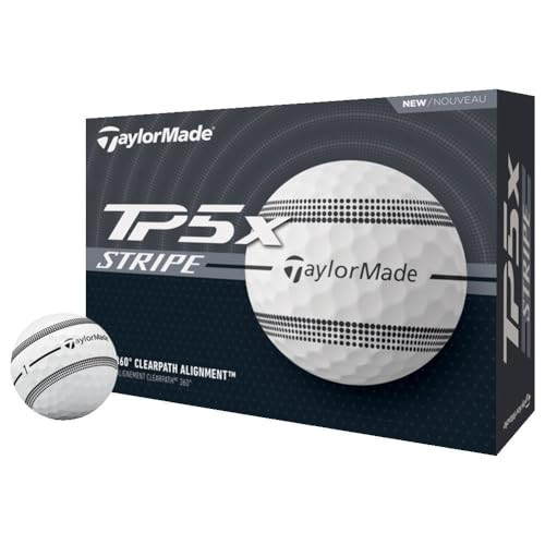 TaylorMade Golf 2024 TP5x Stripe One Dozen Golf Balls | Amazon (US)